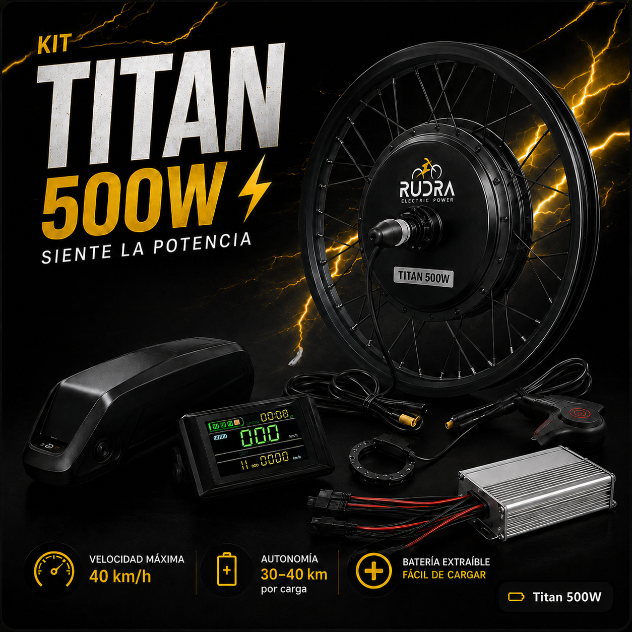 Kit Veloz Titan 500W
